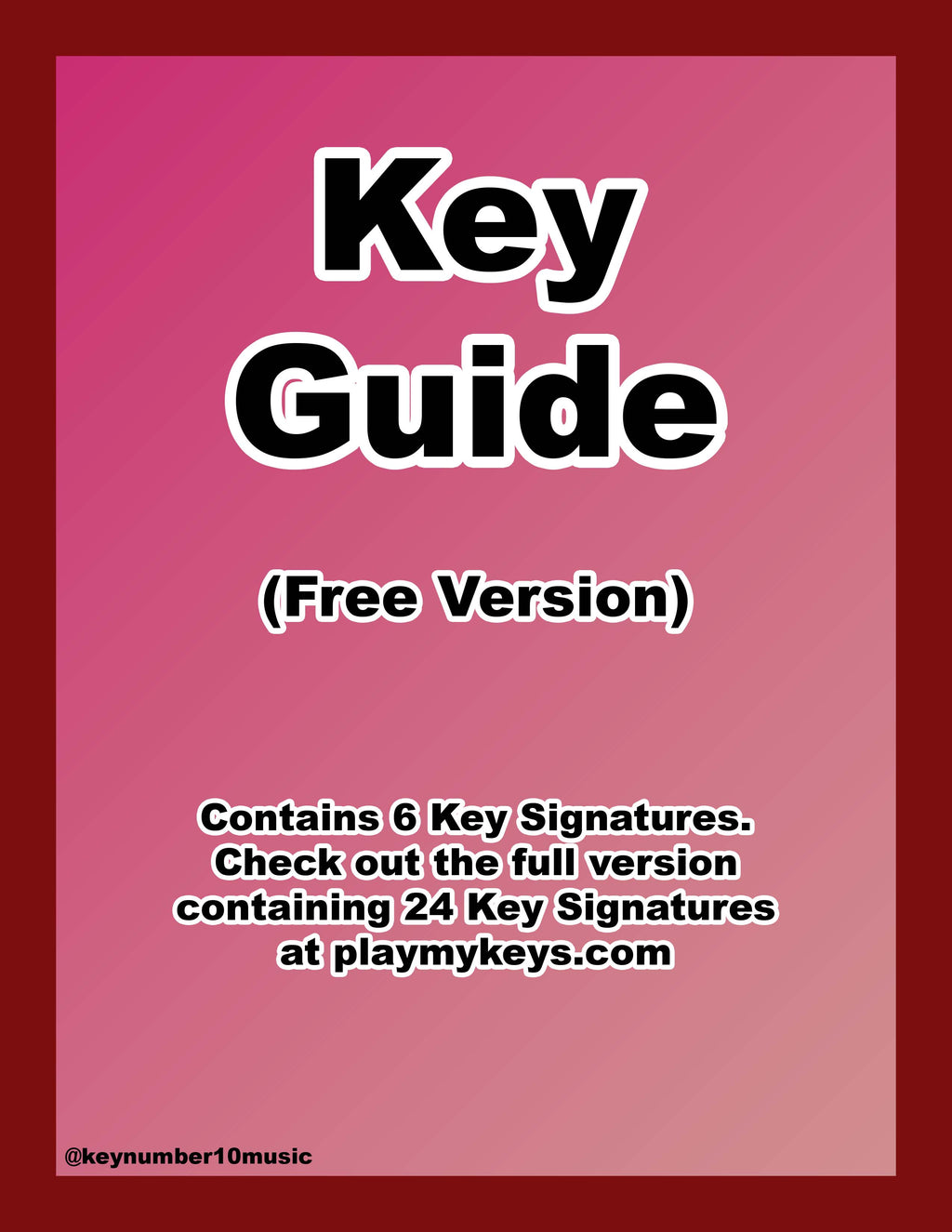 Key Signature Digital Guide - Free Version