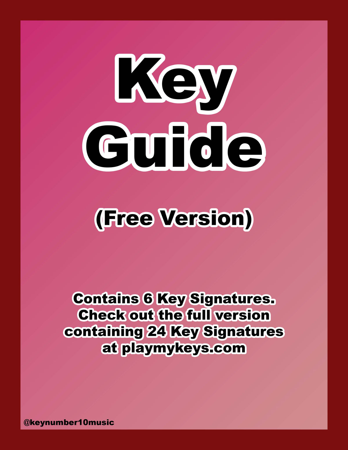 Key Signature Digital Guide - Free Version
